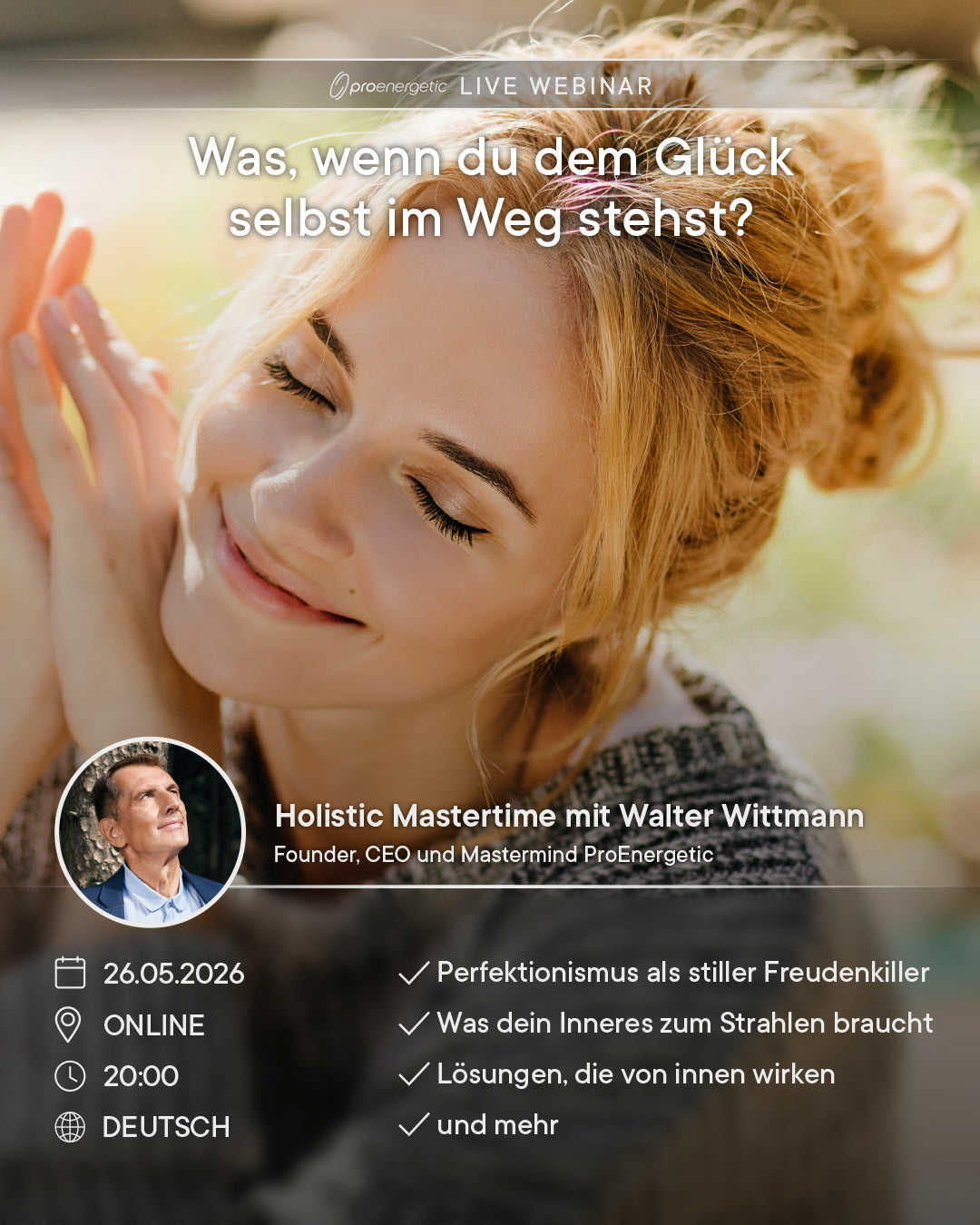 Was, wenn du dem Glück selbst im Weg stehst?