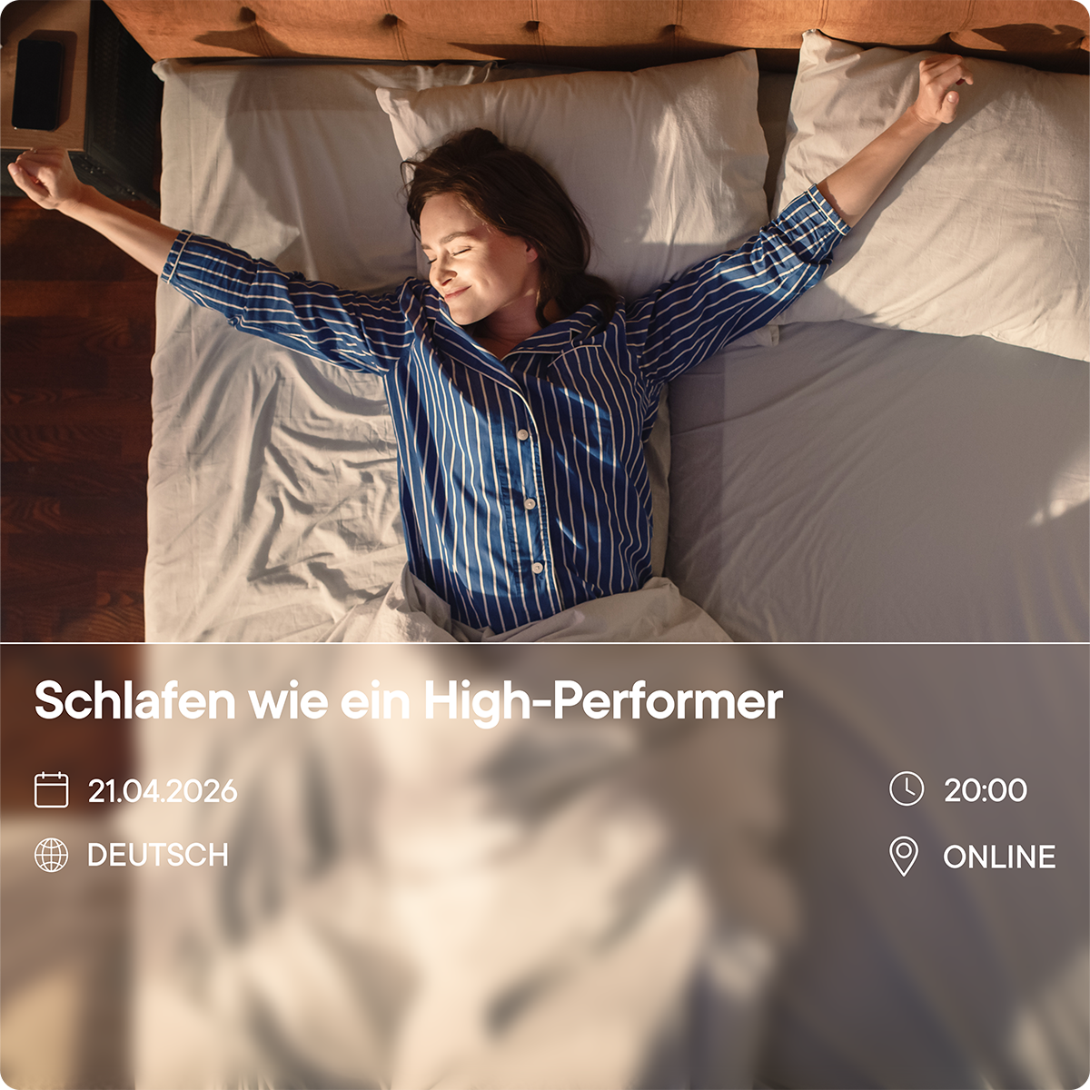 Schlafen wie ein High-Performer